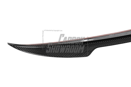 Audi RS3 S3 A3 8V/8V.5 2014 2015 2016 2017 2018 2019 2020 with Aftermarket Parts - Rear Spoiler Pre-preg Carbon Fiber from Karbel Carbon