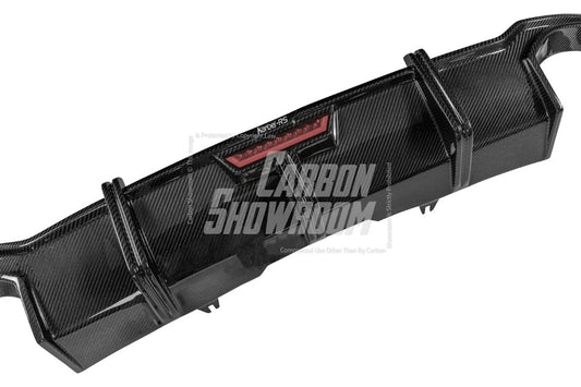 Audi RS5 B9 2018 2019 2020 with Aftermarket Parts - Rear Diffuser Pre-preg Carbon Fiber from Karbel Carbon