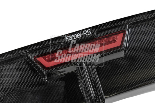 Audi RS5 B9 2018 2019 2020 with Aftermarket Parts - Rear Diffuser Pre-preg Carbon Fiber from Karbel Carbon