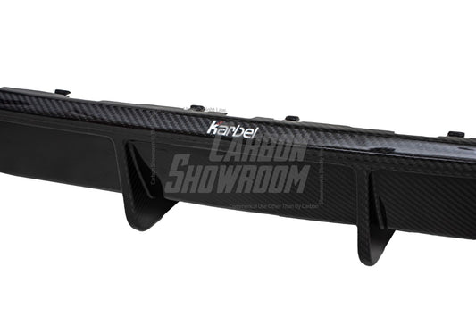 Audi S5 A5 (with s-line bumper, does not base model) B9.5 2020 2021 2022 2023 2024 with Aftermarket Parts - Rear Diffuser Pre-preg Carbon Fiber from Karbel Carbon