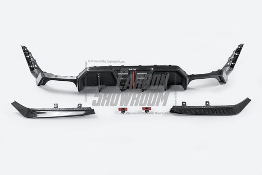 Karbel V2 Rear Diffuser & Canards for BMW 3 Series G20 330i M340i G21 LCI Carbon Fiber