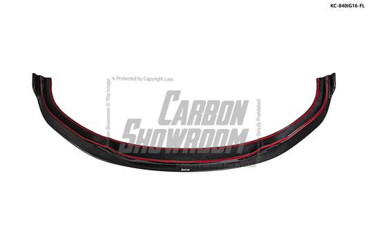 BMW 8 Series M850 840 (With M-Package Bumper) G14 G15 G16 2018 2019 2020 2021 2022 2023 2024 with Aftermarket Parts - Front Lip Pre-preg Carbon Fiber from Karbel Carbon