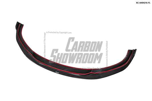 BMW 8 Series M850 840 (With M-Package Bumper) G14 G15 G16 2018 2019 2020 2021 2022 2023 2024 with Aftermarket Parts - Front Lip Pre-preg Carbon Fiber from Karbel Carbon