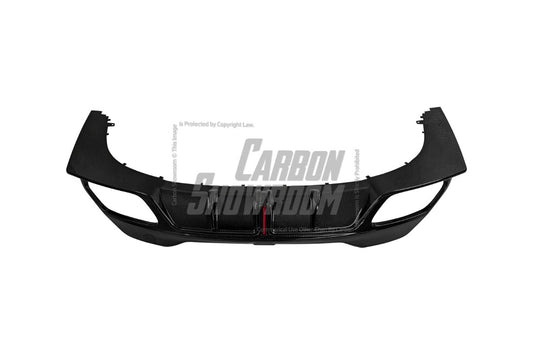 BMW 8 Series M850 840 (With M-Package Bumper) G16 2018 2019 2020 2021 2022 2023 2024 with Aftermarket Parts - Rear Diffuser Pre-preg Carbon Fiber from Karbel Carbon