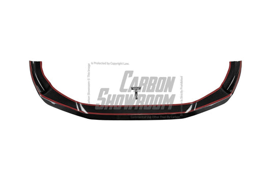 BMW X3M X3MC F97 Pre-LCI 2019 2020 2021 & X4M X4MC F98 Pre-LCI 2019 2020 2021 with Aftermarket Parts - Front Lip Pre-preg Carbon Fiber from Karbel Carbon