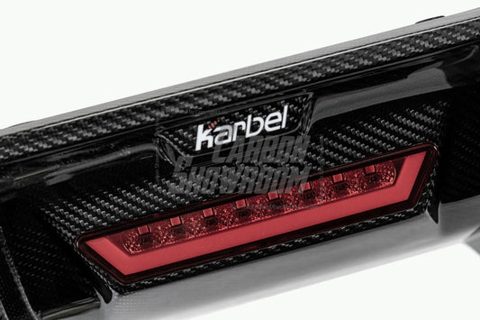 Audi A4 allroad B9 2017 2018 2019 with Aftermarket Parts - Rear Diffuser Pre-preg Carbon Fiber from Karbel Carbon