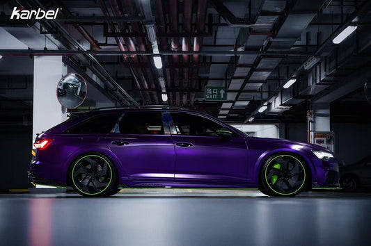 Audi A6 Allroad C8 2020-2022 With Aftermarket Parts - Side Skirts Pre-preg Carbon Fiber from Karbel Carbon