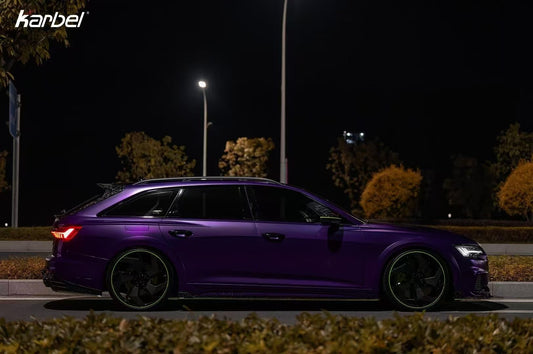 Audi A6 Allroad C8 2020-2022 With Aftermarket Parts - Side Skirts Pre-preg Carbon Fiber from Karbel Carbon