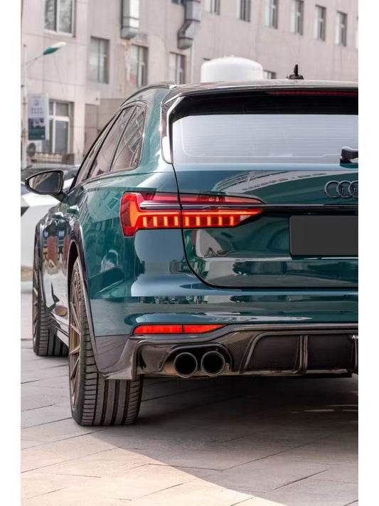 Audi A6 Allroad C8 2020-ON with Aftermarket Parts - V1 Rear Diffuser Pre-preg Carbon Fiber from Karbel Carbon