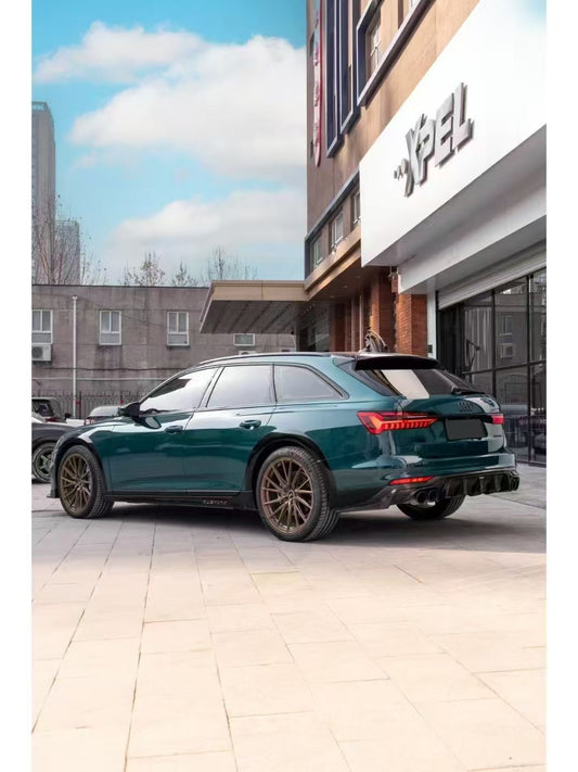 Audi A6 Allroad C8 2020-ON with Aftermarket Parts - V1 Rear Diffuser Pre-preg Carbon Fiber from Karbel Carbon