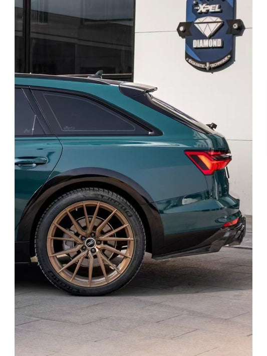 Audi A6 Allroad C8 2020-ON with Aftermarket Parts - V1 Rear Diffuser Pre-preg Carbon Fiber from Karbel Carbon