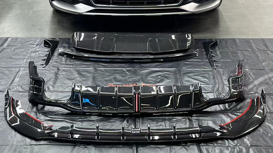 Audi A6 Allroad C8 2020-ON with Aftermarket Parts - V2 Style Rear Roof Spoiler Pre-preg Carbon Fiber from Karbel Carbon