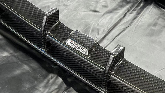 Audi A6 Allroad C8 2020-ON with Aftermarket Parts - V2 Style Front Lip Pre-preg Carbon Fiber from Karbel Carbon
