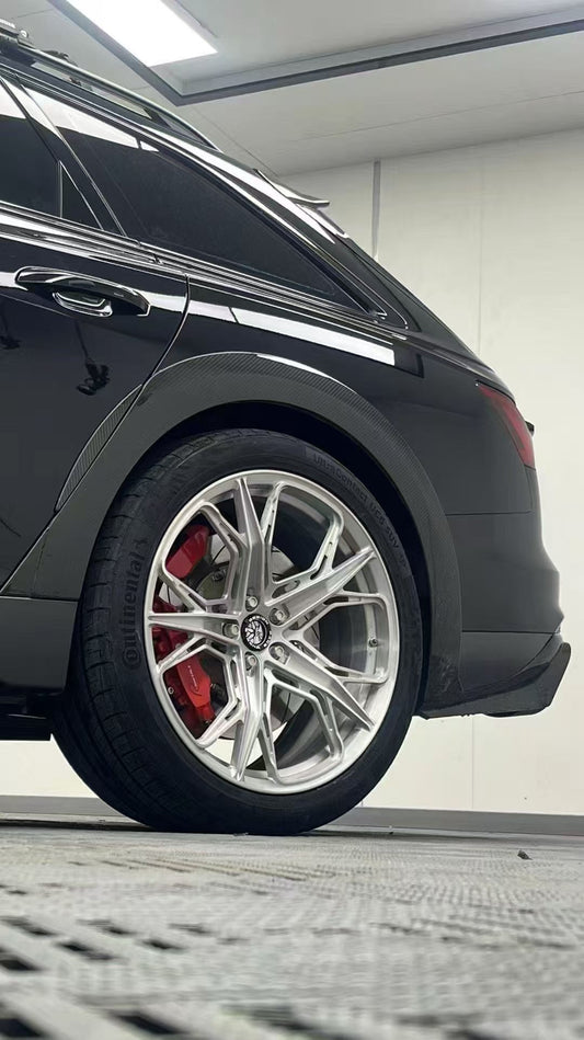 Audi A6 Allroad C8 2020-ON with Aftermarket Parts - Wheel Arches Pre-preg Carbon Fiber from Karbel Carbon