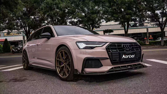 Audi A6 Allroad C8 2020-ON with Aftermarket Parts - Upper Valences Pre-preg Carbon Fiber from Karbel Carbon