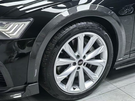 Audi A6 Allroad C8 2020-ON with Aftermarket Parts - Wheel Arches Pre-preg Carbon Fiber from Karbel Carbon