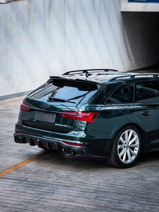 Audi A6 Allroad C8 2020-ON with Aftermarket Parts - V1 Rear Diffuser Pre-preg Carbon Fiber from Karbel Carbon