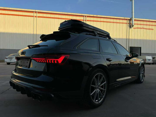 Audi A6 Allroad C8 2020-ON with Aftermarket Parts - V1 Rear Diffuser Pre-preg Carbon Fiber from Karbel Carbon