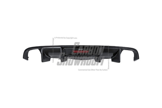 Audi A7 (fits base model, does not fit s-line) C7 2012 2013 2014 2015 with Aftermarket Parts - Rear Diffuser Pre-preg Carbon Fiber from Karbel Carbon