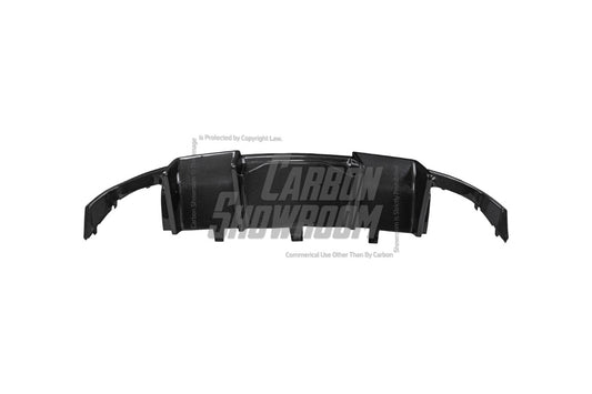Audi A7 (fits base model, does not fit s-line) C7 2012 2013 2014 2015 with Aftermarket Parts - Rear Diffuser Pre-preg Carbon Fiber from Karbel Carbon