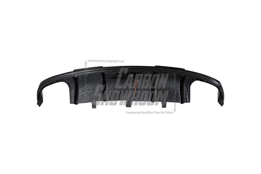 Audi A7 (fits base model, does not fit s-line) C7 2012 2013 2014 2015 with Aftermarket Parts - Rear Diffuser Pre-preg Carbon Fiber from Karbel Carbon