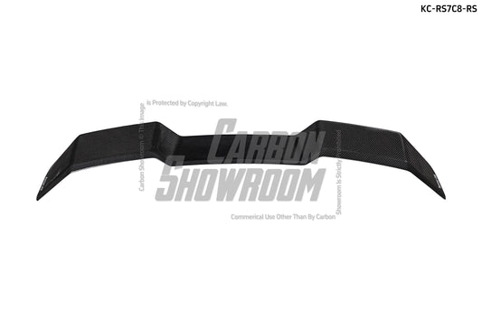 Audi RS7 S7 A7 C8 2019-ON with Aftermarket Parts - Rear Spoiler Pre-preg Carbon Fiber from Karbel Carbon