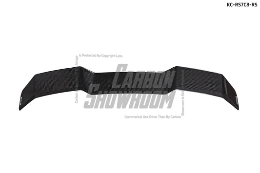 Audi RS7 S7 A7 C8 2019-ON with Aftermarket Parts - Rear Spoiler Pre-preg Carbon Fiber from Karbel Carbon
