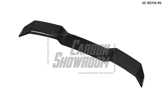Audi RS7 S7 A7 C8 2019-ON with Aftermarket Parts - Rear Spoiler Pre-preg Carbon Fiber from Karbel Carbon
