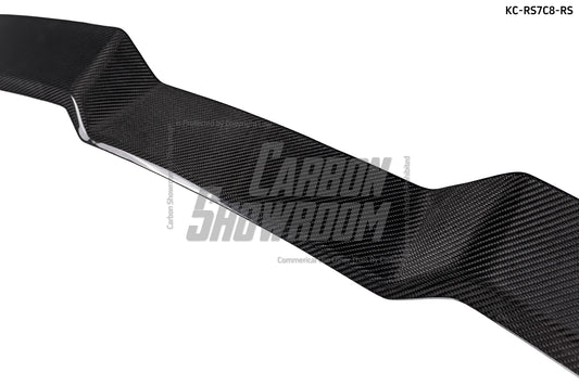 Audi RS7 S7 A7 C8 2019-ON with Aftermarket Parts - Rear Spoiler Pre-preg Carbon Fiber from Karbel Carbon