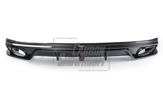 Audi Q8 2019-ON with Aftermarket Parts - V1 Style Rear Diffuser Pre-preg Carbon Fiber from Karbel Carbon