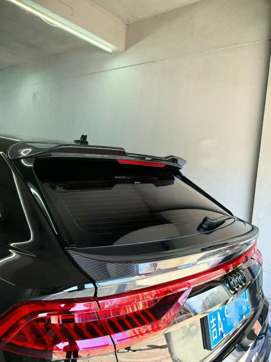 Audi SQ8 Q8 2019-ON with Aftermarket Parts - Rear Roof Spoiler Pre-preg Carbon Fiber from Karbel Carbon