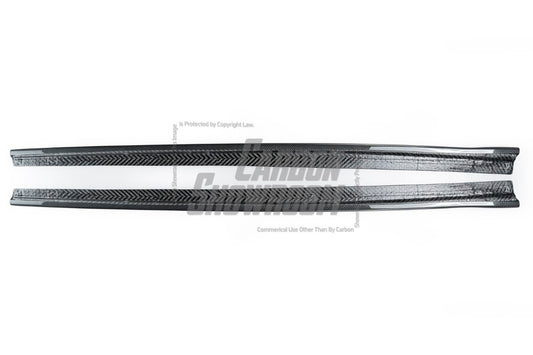 Audi RS3 8V 8V.5 2018 2019 2020 with Aftermarket Parts - Side Skirts Pre-preg Carbon Fiber from TAKD Carbon