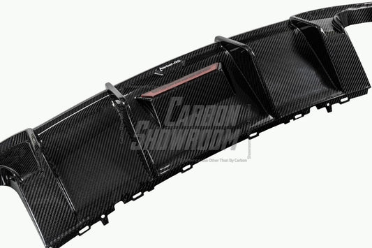 Audi RS3 8V.5 2018 2019 2020 with Aftermarket Parts - Rear Diffuser Pre-preg Carbon Fiber from Karbel Carbon