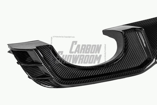 Audi RS3 8V.5 2018 2019 2020 with Aftermarket Parts - Rear Diffuser Pre-preg Carbon Fiber from Karbel Carbon