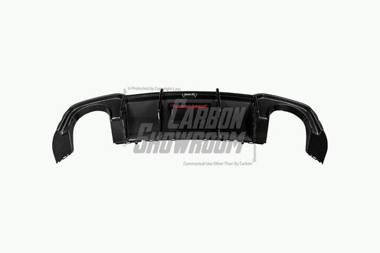 Audi RS3 8V.5 2018 2019 2020 with Aftermarket Parts - Rear Diffuser Pre-preg Carbon Fiber from Karbel Carbon