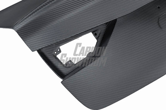 Audi RS3 S3 A3 8V/8V.5 2014-2020 with Aftermarket Parts - Trunk Lid Pre-preg Carbon Fiber from Karbel Carbon