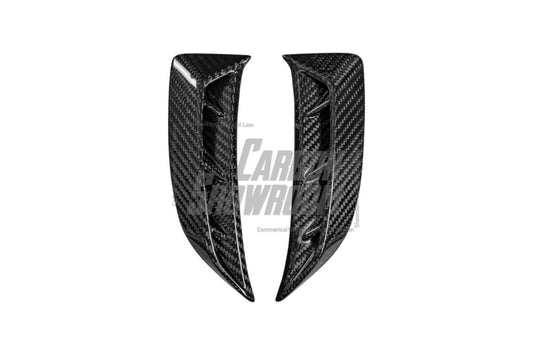 Audi RS4 B9.5 2020 2021 2022 2023 2024 with Aftermarket Parts - Head Light Trim Overlay Pre-preg Carbon Fiber from Karbel Carbon