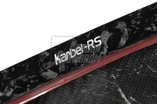 Audi RS4 B9 / B9.5 2018 2019 2020 2021 2022 2023 2024 with Aftermarket Parts - V1 Style Rear Roof Spoiler Pre-preg Carbon Fiber from Karbel Carbon