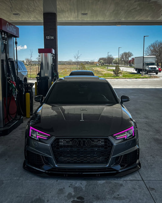 Audi RS4 S4 A4 (all models) B9 / B9.5 2017-ON with Aftermarket Parts - Hood Pre-preg Carbon Fiber from Karbel Carbon