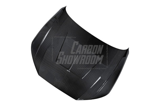 Audi RS4 S4 A4 (all models) B9 / B9.5 2017-ON with Aftermarket Parts - Hood Pre-preg Carbon Fiber from Karbel Carbon