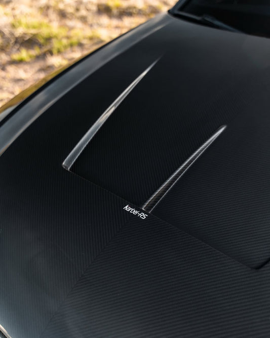 Audi RS4 S4 A4 (all models) B9 / B9.5 2017-ON with Aftermarket Parts - Hood Pre-preg Carbon Fiber from Karbel Carbon