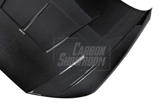 Audi RS4 S4 A4 (all models) B9 / B9.5 2017-ON with Aftermarket Parts - Hood Pre-preg Carbon Fiber from Karbel Carbon