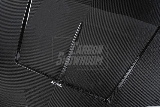 Audi RS4 S4 A4 (all models) B9 / B9.5 2017-ON with Aftermarket Parts - Hood Pre-preg Carbon Fiber from Karbel Carbon