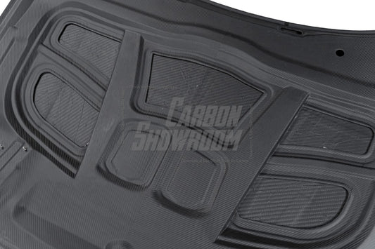 Audi RS4 S4 A4 (all models) B9 / B9.5 2017-ON with Aftermarket Parts - Hood Pre-preg Carbon Fiber from Karbel Carbon