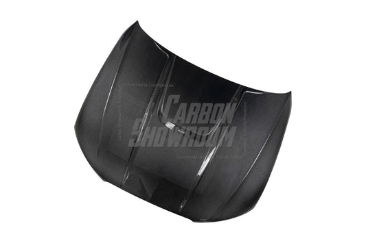 Audi RS4 S4 A4 S-line B8.5 2013 2014 2015 2016 with Aftermarket Parts - Hood Pre-preg Carbon Fiber from Karbel Carbon