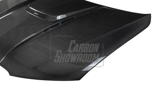 Audi RS4 S4 A4 S-line B8.5 2013 2014 2015 2016 with Aftermarket Parts - Hood Pre-preg Carbon Fiber from Karbel Carbon