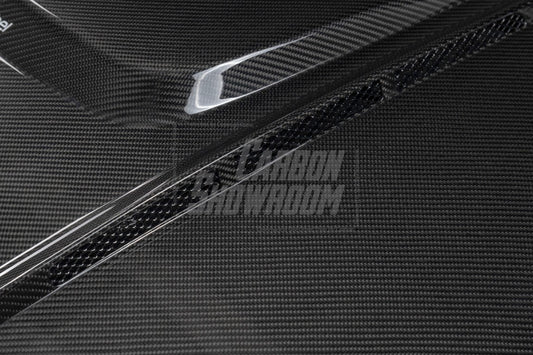 Audi RS4 S4 A4 S-line B8.5 2013 2014 2015 2016 with Aftermarket Parts - Hood Pre-preg Carbon Fiber from Karbel Carbon