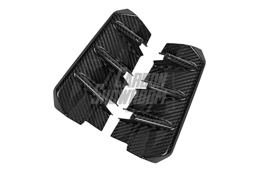 Karbel Carbon Dry Carbon Fiber Fog Light Trim Overlay For Audi RS5 B9.5 2020-2025