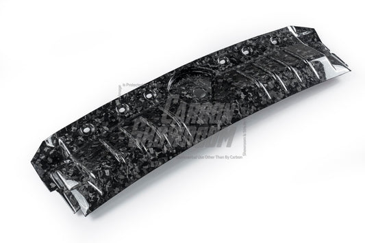 Audi RS4 B9.5 2020 2021 2022 2023 2024 & RS5 B9.5 2020 2021 2022 2023 2024 with Aftermarket Parts - Radiator Cooling Plate Pre-preg Carbon Fiber from Karbel Carbon