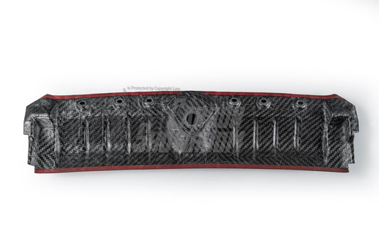 Audi RS4 B9.5 2020 2021 2022 2023 2024 & RS5 B9.5 2020 2021 2022 2023 2024 with Aftermarket Parts - Radiator Cooling Plate Pre-preg Carbon Fiber from Karbel Carbon